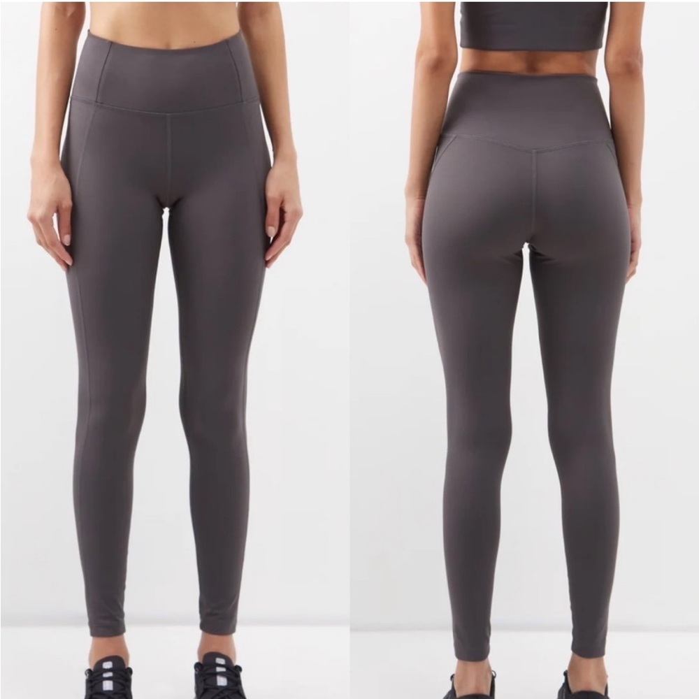 Girlfriend Collective Women's Gray Compressive High-Rise Legging Size M